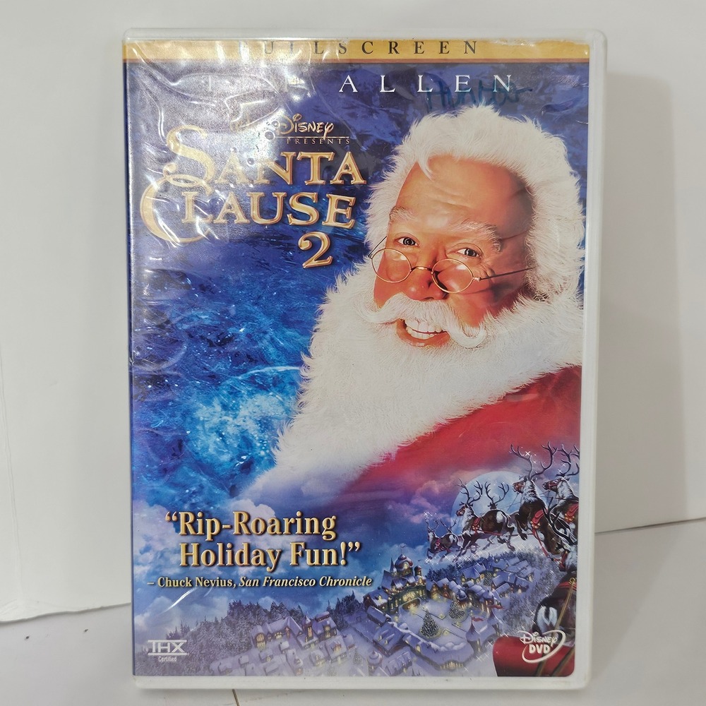 Disney The Santa Clause 2 DVD Tim Allen Holiday Movie Fullscreen Edition